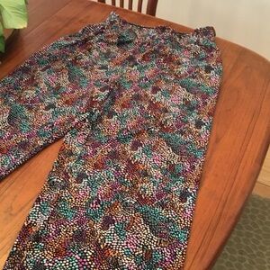Bar III Multicolor Wide Leg Pants